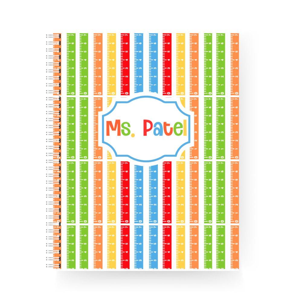 Teacher Spiral Notebook - Rulers