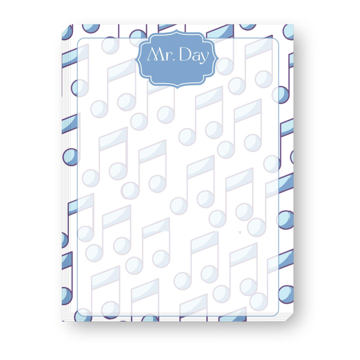 Teacher Large Notepad - Music