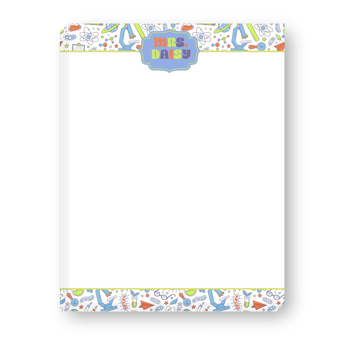 Teacher Large Notepad - Science