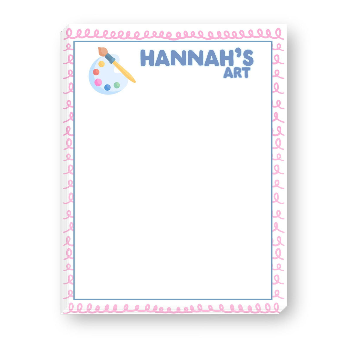 Kids Art Pad — Hannah design