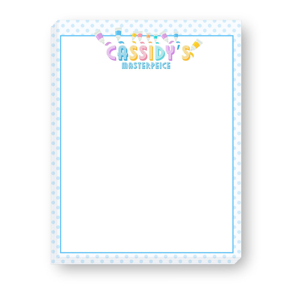 Kids Art Pad — Cassidy design
