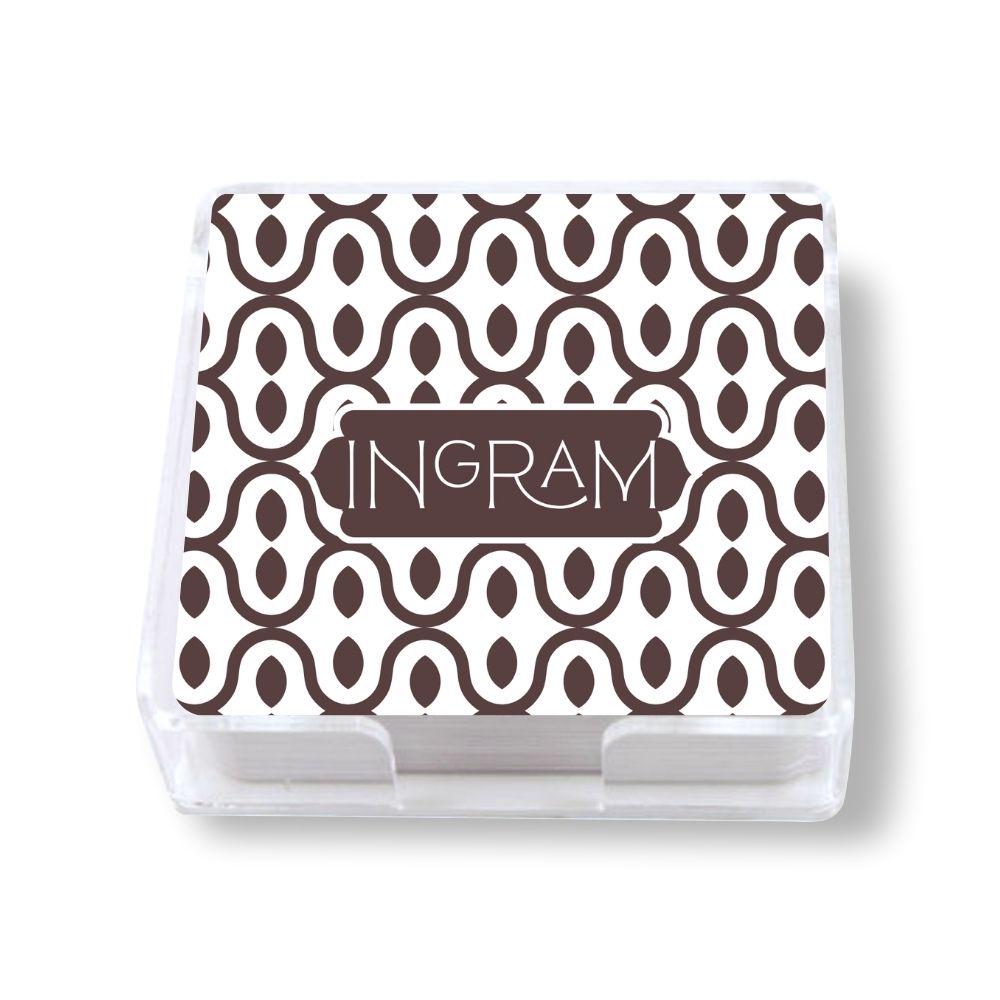Family Name Coasters - example Ingram